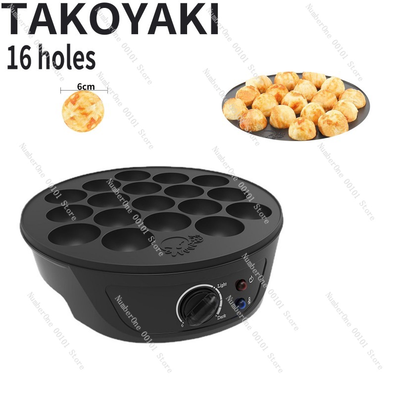 Takoyaki Grill Plate - Meistverkaufter Oktopus-Bällchen-Hersteller Elektrische Takoyaki-Maschine Multifunktionale Pfannkuchen-Maschine