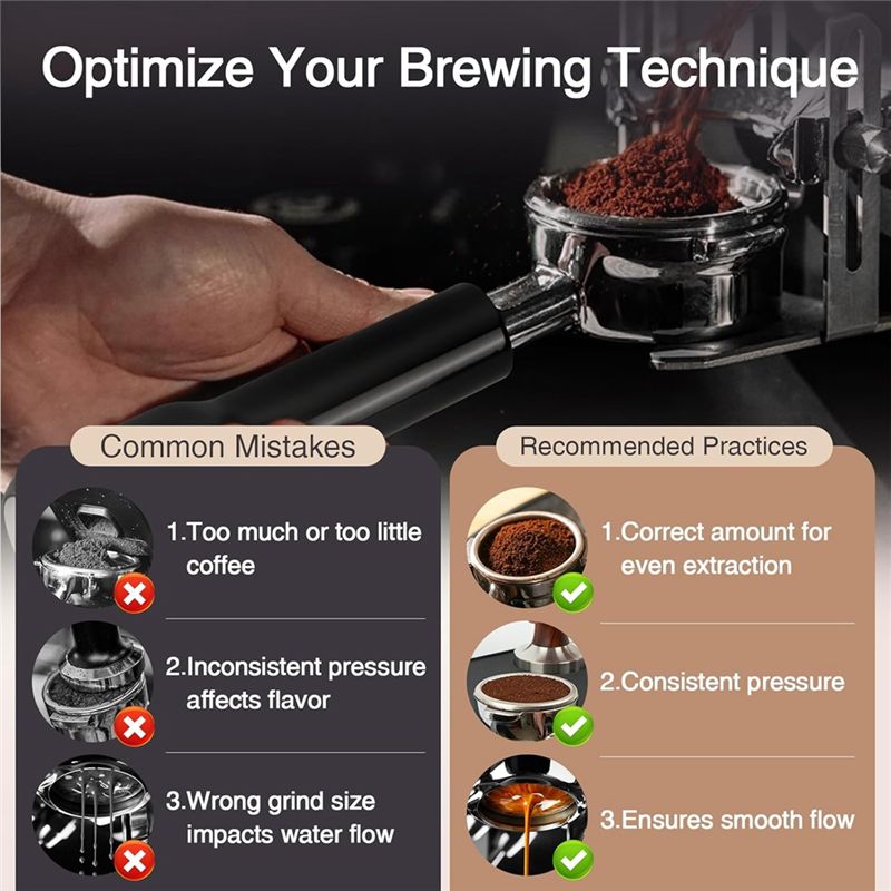 Breville Espresso Barista Express - ABUN 54-mm-Bodenloser Siebträger mit Sieb, 3-Griff-Design
