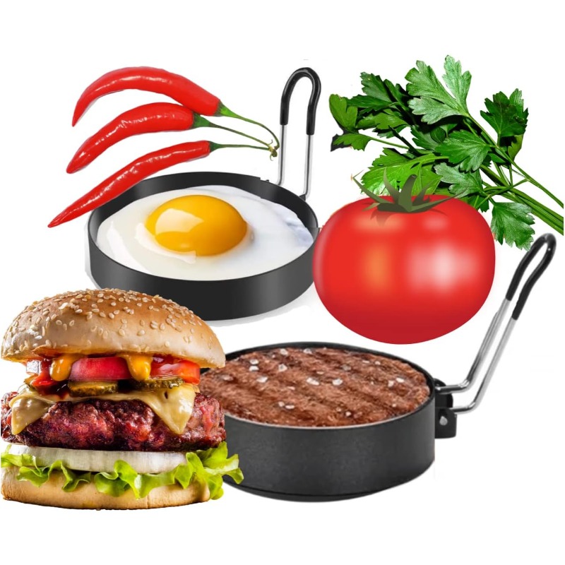 Eierringform, antihaftbeschich – Mini Pancake Griddle Bewertung und Preis