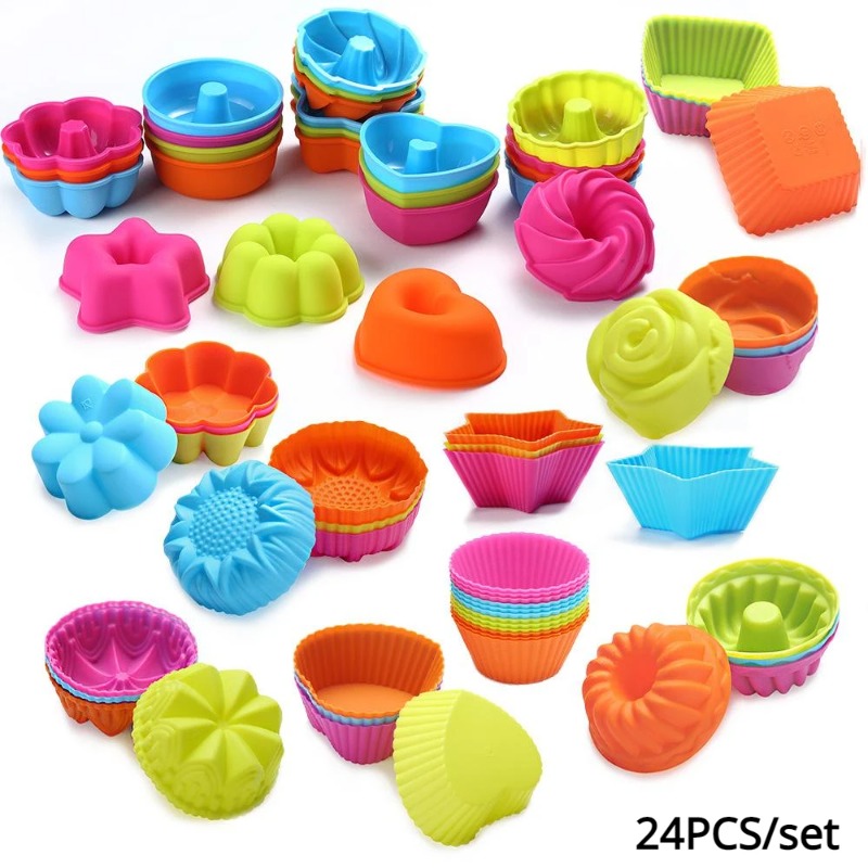 24 Stück Silikon-Muffinförmche – Donut Mold Silicone Bewertung und Preis