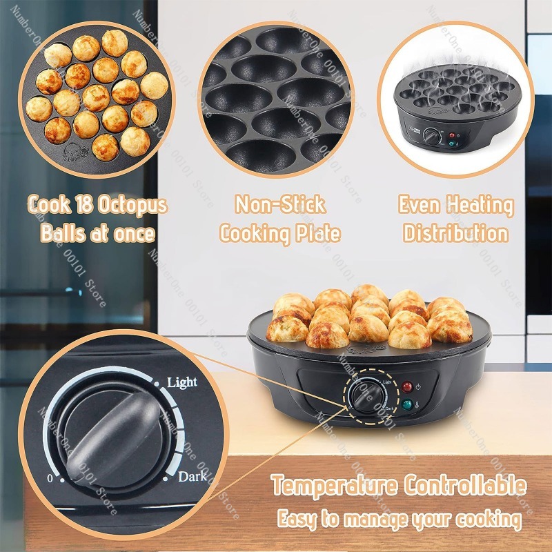 Meistverkaufter Oktopus-Bällch – Takoyaki Grill Plate Bewertung und Preis