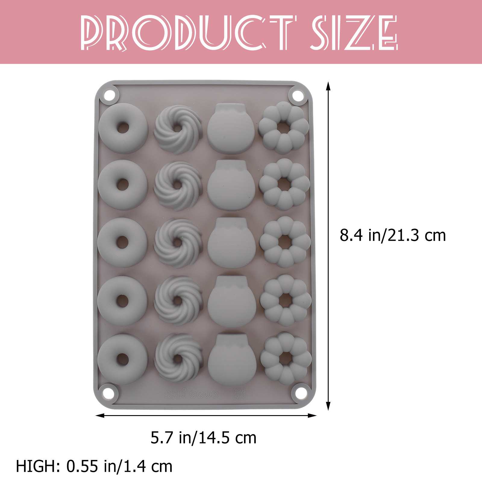 Mini-Schokoladen-Donut-Form au – Donut Mold Silicone Bewertung und Preis